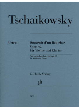 Souvenir d'un lieu cher op. 42 for Violine and Piano